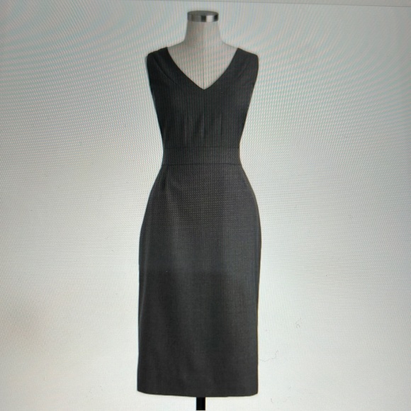 J. Crew Dresses & Skirts - J. Crew “Bridget” Wool Suiting Dress in “Grey” 0.